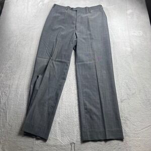 Canali Proposta Mens Grey 100% Wool Dress Pants Made in Italy Size 54 IT 37x29